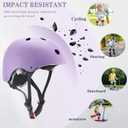FOOKCIAN Kids Helmet,Toddler Skateboard Helmets for Boys Girls with Knee and Elbow Pads Wrist Guards fit Roller Skates,Skateboarding,Skating Scooter Adjustable Kids Helmet, Size: Small: 18.9"-21.3" / 3-8 year