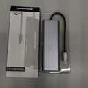 Hiearcool USB C Hub Ethernet 8-in-1, 4K@60Hz USB-C to HDMI Multiport Adapter with 1Gbps RJ45, 100W PD, 3 USB 3.0, SD/TF, Compatible for MacBook Pro/Air, Dell, Lenovo Laptops (Grey)