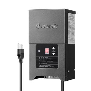 DEWENWILS 300W Low Voltage Landscape Lighting Transformer, 120V to 12/15V AC, Weatherproof Low Voltage Landscape Transformer with Photocell & Timer, Multi Zone Landscape Lighting Transformer