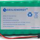 GEILIENERGY 6PH-H-4/3A3600-S-D22 7.2v 3600mAh Ni-MH Battery Compatible with DSC IMPASSA 9057 Battery Wireless Security System