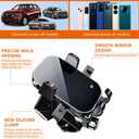 leechio 1 PC Dashboard Cell Phone Holder, 360 Degree Rotating Dashboard Phone Holder, Multifunctional Anti-slip Center Console Navigation Bracket, Suitable for 4-7 Inch Mobile Phones (Black)