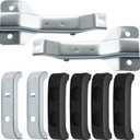 4 Core Heavy Duty Radiator Bracket Kit Compatible with 1967-1972 Chevy Blazer Suburban G-MC Jimmy C10 C20 C30 and Other 1/2 Ton to 1 Ton Pickups Truck Replace 1099ZB 1099ZC