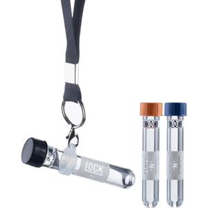 AirWalker 3-Pack with Screw-On Cap & Lanyard | 73mm Length, 12mm Diameter