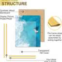 18x24 Picture Frame Set of 2, Scratch-Proof Gold Frame Lightweight yet Sturdy Display Poster Artwork 18 x 24 Horizontally/Vertically - Slide-In Strips|2 Packs|Gold|18"x24"