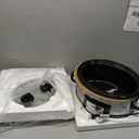 Crock-Pot 6 Quart Cook & Carry Programmable Slow Cooker with Digital Timer Stainless Steel (CPSCVC60LL-S) pack of 1