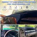 Dashboard Cover Dash Mat Pad Custom Fit for 1995-1996 Chevy Chevrolet Silverado C1500 C2500 C3500 K1500 K2500 K3500 Tahoe Suburban,GMC Sierra Yukon Suburban Pickup Truck (95-96 Navy Blue)