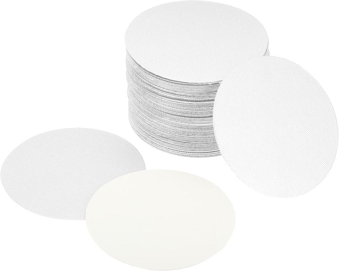 PATIKIL 85mm/3.32" Aluminum Foil Cap Liner, 150Pcs Resistant Tamper Induction Heat Sealer Sealing Liners for Glass Bottle Jar Lid PATIKIL 85mm/3.32" Aluminum Foil Cap Liner, 150Pcs Resistant Tamper Induction Heat Sealer Sealing Liners for Glass Bottle Jar Lid