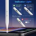 iPhone iPad Pencil for iOS & Android Touch Screens, New Designed 15 Mins Fast Charge Universal Stylus Pen for Apple iPad Pro, Air, Mini, (Palm Rejection) iWatch, iPhone, Samsung, Tablet All Devices