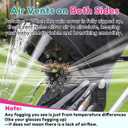 Performance Rain Shield, Rain Cover Fits for UPPAbaby Vista/Vista V2/Vista V3/Cruz/Cruz V2 Stroller, Protect from Wind/Rain/Snow/Dust, Air Vent Hole, Window with Zipper, Stroller Accessories