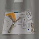 Minetom 12 Pack Fairy Lights Battery Operated String Lights 8 Modes, 7ft 20LED Warm White Waterproof Silver Wire Twinkle Lights, Firefly Starry Moon Lights for Mason Jars DIY Christmas Wedding Party