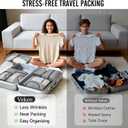 Veken 8 Set Packing Cubes for Travel Essentials, Suitcase Organizer Bags in 4 Sizes, Carry-On Luggage Accessories with Large Laundry & Hanging Toiletry Bag, Must-Have for Airplane, Road Trip & Camping (Dove Gray)