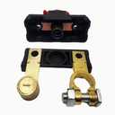 2Pcs Battery Disconnect Switch 12 Volt 24 Volt, High Conductivity Battery Cut Off Switch, Pure Copper Manual Rotary Battery Shut Off Switch for Car Truck RV Boat Power Control