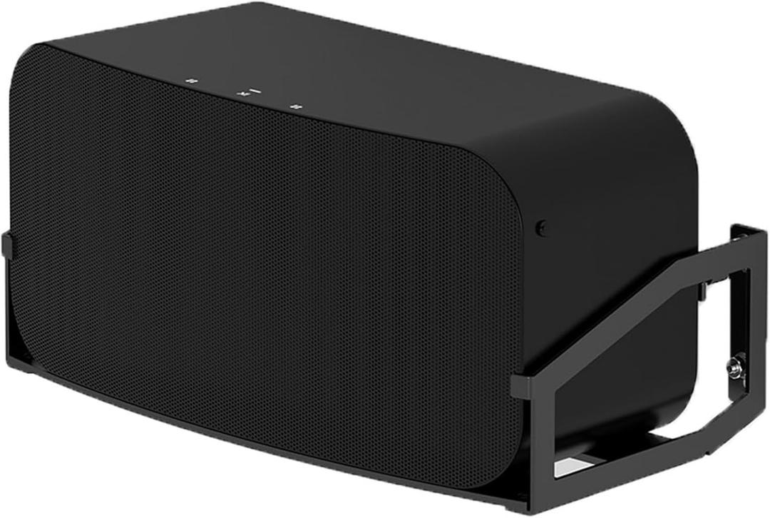 MOTONG Wall Mount Stand for Sonos Five Speaker, Black, Metal