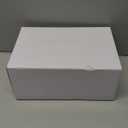 Meangood Jewelry Box Organizer for Women, 2 Layer Large Jewelry Storage Case, Rustic Wooden Jewelry Box with Mirror & Ring Tray for Necklace Earring Bracelets Rings, Vintage Style (White)