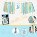 One Little Goose Birthday Party Decorations,Goose 1st Birthday Party Decorations, Little Goose First Party Supplies Backdrop Balloon Garland Cake Topper Balloon Box for One Year Old Boy