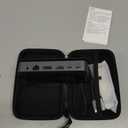 ORICO 12-in-1 USB C Hub with M.2 SSD Enclosure 10Gbps, Tool-Free USB C Docking Station with Built-in Fan, HDMI, DP, Gigabit Ethernet, 100W PD, SD/TF, Audio/Mic, USB A & Type C for Laptop Mac-M2P11