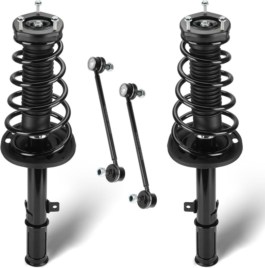 Rear Struts Assembly Shock Absorber & Sway Bar End Link Compatible with 2004-2006 Toyota Camry/Lexus ES330 (Exc. Adaptive Variable Suspension), Replace 172208 172207 K90345 (4Pcs)