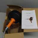 Drain Auger, Clog Remover with Drill Adapter, 25 Feet Flexible Plumbing Snake Use Manually or Powered for Kitchen, Bathroom and Shower Sink, Comes with Gloves (orange)