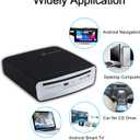 USB External Car Universal CD Player USB Connection Portable CD Player for Car Android Navigation/TV/MacBook pro/Laptops Desktops with Plug and Play
