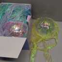 Jellyfish Decor, 10 Pcs Jellyfish Lanterns - Hanging Jelly Fish Decoration for Mermaid Theme Party & Under The Sea Party Decorations, Birthday Gift Supplies for Women Girls Baby (5 Colors) (Yellow, Pink, Purple, Blue, Green)