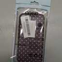 for iPhone 14/13 Case for Women Girl Men Boy, Compatible with MagSafe, Shockproof Soft Silicone & Hard PC Shell Protective Case for iPhone 14/13 - Brown & Pink Polka Dot Cute