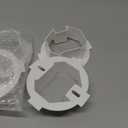 8 Pcs Round Electrical Box Extender 4.35 x 1.5 Inches Etl Listed Plastic Ceiling Outlet Light Box Extender for 3.5 Inch 4 Inch Round or Octagonal Electrical Boxes, White