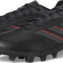 Adidas Unisex-Adult Copa Pure 3 Club Firm Ground/Multi Ground (9 Women/8 Men, Black/Carbon/Lucid Red)