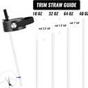 2 x HYDROWION Straw Lid for Hydro Flask Wide Mouth, Flex Straw Lid Compatibility Most Sports Water Bottle 12 16 18 20 32 40 64 oz, Straw Lids for Simple Modern Ascent Water Bottle (Mint)