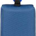Hand Sanitizer Bottle Case Holder, Travel Size Empty Bottle Refillable Containers for Soap, Lotion, and Liquids - 60ML/2 oz Flip Cap Reusable Bottles with Carabiner Carriers (Blue)
