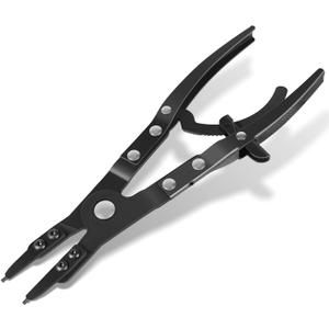 Upgraded 38700 Spindle Snap Ring Pliers for Ford Super Duty Pickups 2007 and Newer, Heavy Duty Internal External Snap Ring Pliers with Ratchet Locking Mechanism