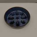 Ceramic 0.9 Cup Dog Bowl Slow Feeder, 6.1inch Slow Dog Food Bowl for Small Dog and Cat, Stop Bloat, Preventing Choking(Single Bowl, Starry Sky)