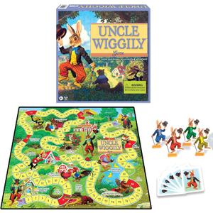 Uncle Wiggily by Winning Moves Games USA, The Classic Child's First Reading Game, for 2 to 4 Players, Ages 4+