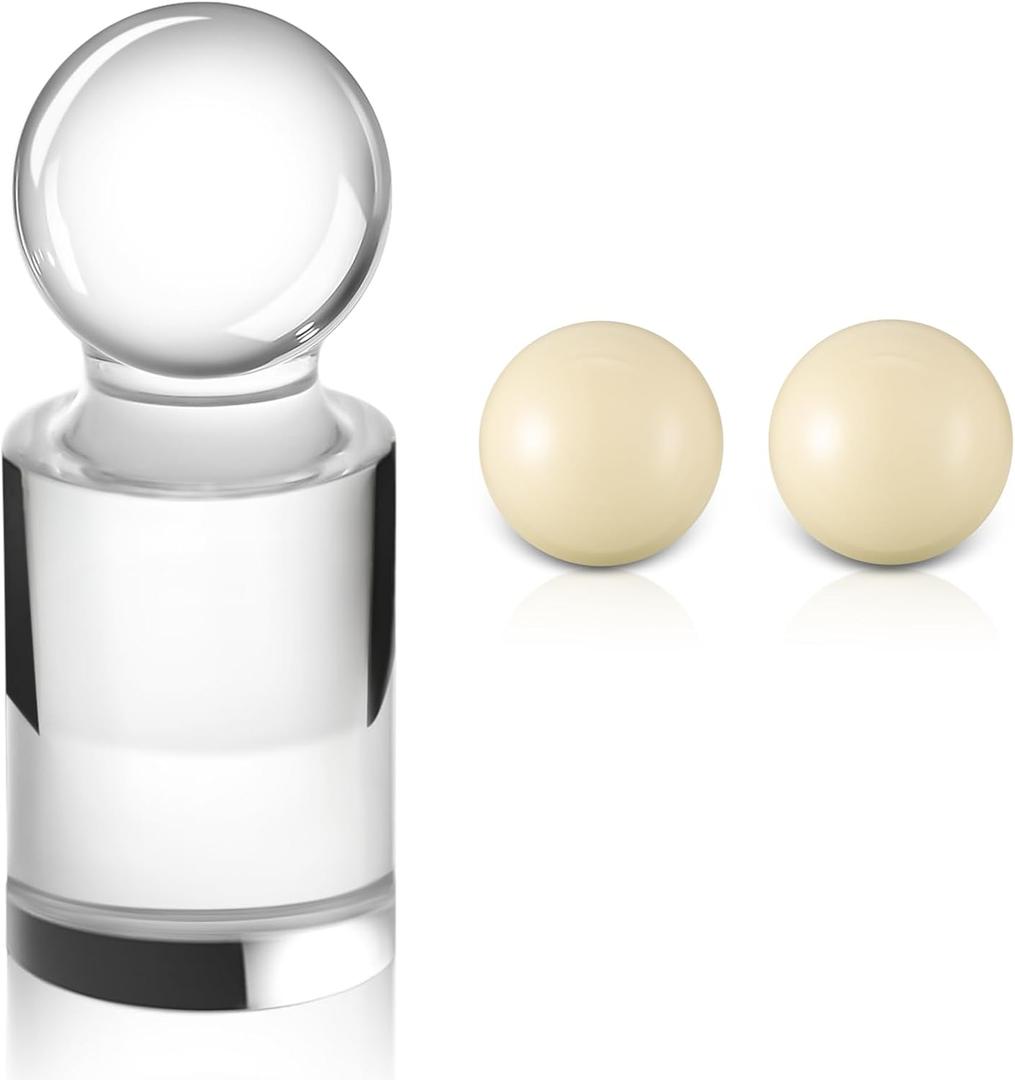 Roulette Win Marker and 2 Pcs 15 mm Roulette Balls Acrylic Accessories Wheel Table Game Set