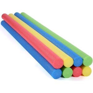 Leitee 8 Pack Pool Noodles Foam Swim Noodles 52 Inch Swimming Pool Noodle Bulk Bright Noodle Float Heavy Duty for Christmas Decorations