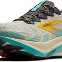 Brooks Men's Ghost Trail, Off-Road Running Shoe for Rugged Terrain - Bleached Sand/ Rabbit/ Bluefish - 11.5 Medium