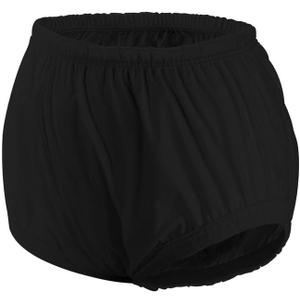 Carer Adult Diaper Cover Noiseless Leakproof Underwear Cover Durable, Lightweight Waterproof Underwear for Incontinence (M, Black)
