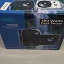 Pyle Home Dual Waterproof Outdoor Speaker System - 5.25 Inch Pair of Weatherproof Wall/Ceiling Mounted Speakers w/Heavy Duty Grill, Universal Mount - for Use in The Pool, Patio, Indoor PDWR40B (Black)