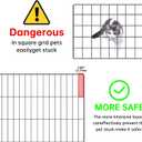 Oneluck 3-Tier Cat Cages Indoor Enclosure DIY Cat Playpen Catio Detachable Metal Wire Kennels Cats Crate Large Extra Exercise Place Ideal for 1 Cat,35.4 Inches