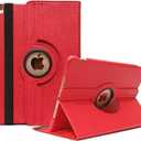 Case for iPad Air (3rd Gen) 10.5" 2019 / iPad Pro 10.5" 2017 Case,360 Degree Rotating Stand Protective Cover, Auto Sleep/Wake (red)