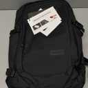 WENIG Anti-Theft Travel Laptop Backpack with USB Charging Port Lock,Water Resistant Slim Work Computer Bag for Men College Bookbags Fits 15.6 Inch Laptop (Black)