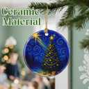 5 x Starry Night Ornament  Christmas Ornament, Christmas Tree Decor, & Perfect Holiday Decor | Art Lover Gift, Gifts for Friends and Family - Xmas Tree