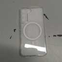 RALEAVO for Samsung Galaxy S22 Case Clear Magnetic Phone Case [Compatible with MagSafe] Slim Transparent Acrylic Hard Back Case Cover Military Drop Protection Case, Clear