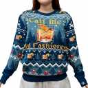 Call Me Old Fashioned Ugly Christmas Sweater – Ugly Christmas Sweater for Men 2025 – Xmas Knitted Sweaters - Xmas Knit Sweatshirt for Men, Women - Gifts for Christmas - Holiday Outfit (XL)