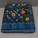 GarveeHome Floral Rug 2x6 Runners for Hallways, Boho Kitchen Runner Rugs Non Slip Bath Runners, Vintage Washable Runner Rug for Bedroom, Soft Long Rugs for Entryway Bathroom Laundry Dorm, Blue