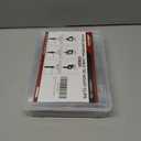 180PCS Universal Push-Mount Cable Zip Ties with Clips