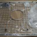 Serene Valley Sink Bottom Grid 21" X 15-1/2", Centered Drain with Corner Radius 3/8", Sink Protector SVH2116C, Medium
