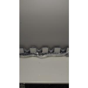 SineRise LED Modern Bathroom Vanity Light Fixtures (5-Light, 40-Inch), Matte Black Modern Acrylic Bathroom Wall Lighting Fixtures Over Mirror (Cool White 6000K)