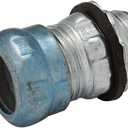 RACO 2913RT Steel EMT Compression Connector, Rain Tight, Insulated, 3/4-Inch (Pack of 25)