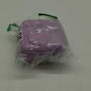 LTGEM Case Compatible with Fujifilm Instax Mini 12/11 / 10/9 / 8/7 / 7+ Instant Camera and FUJIFILM Instax Mini Instant Flim with Shoulder Strap, Purple(Case Only)