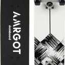 Skateboards for Beginners,31 * 8 inches Complete Skateboards for Kids,Boys,Girls and Adults,7 Layer Maple Wood,Double Kick Deck Concave Standard and Tricks Skateboard